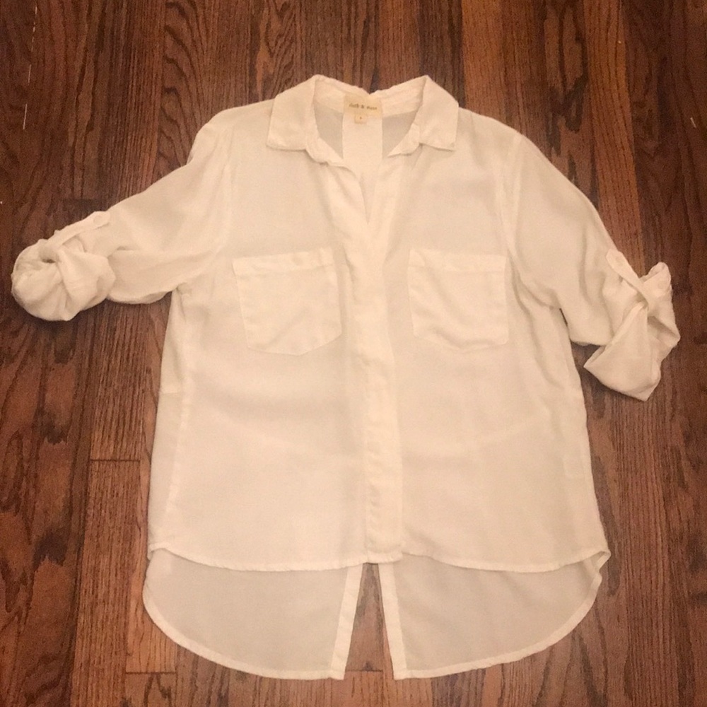White button up shirt